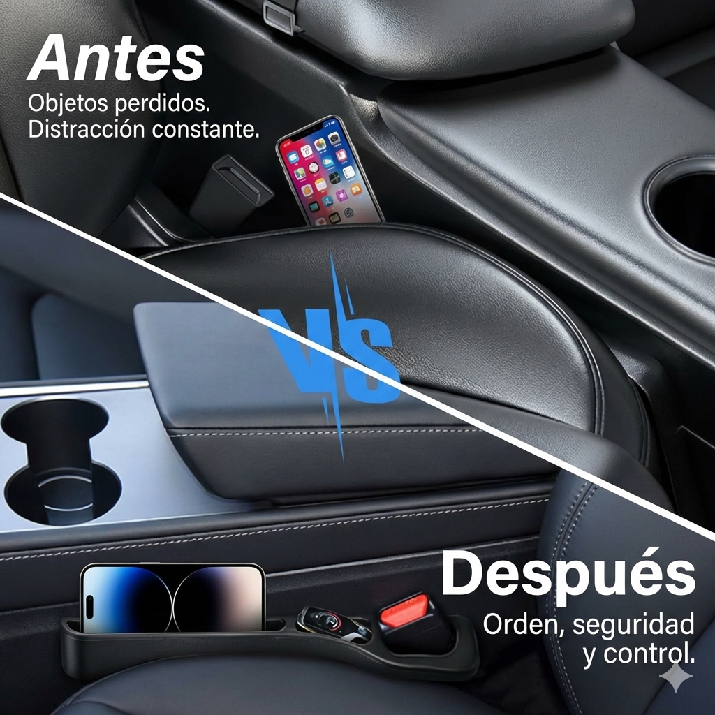 AuttoGap™ Relleno Universal Anti-Caídas para Asiento (Par)